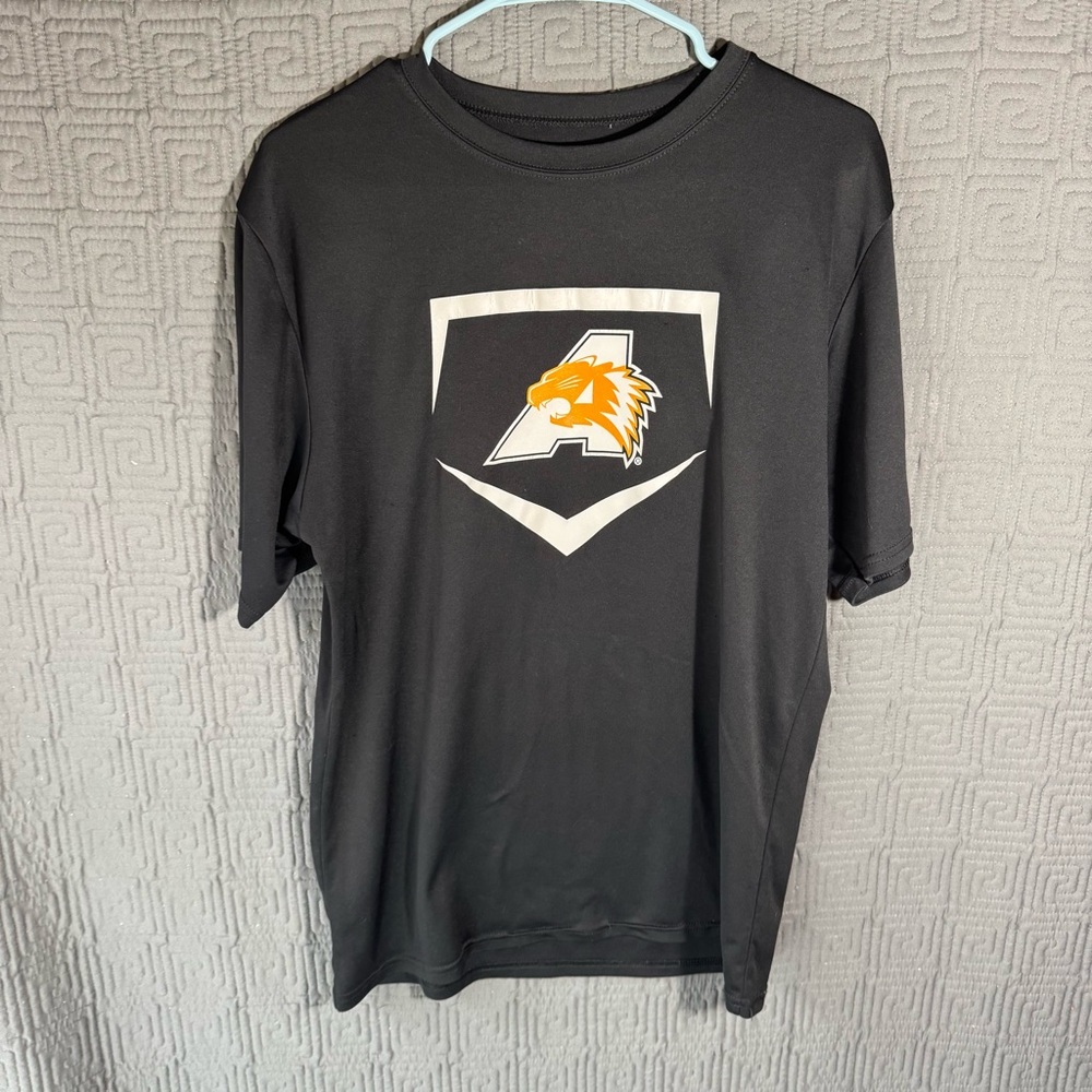 Port And Company T-Shirt Adult Size Medium Black Aledo Bearcats Texas Baseball